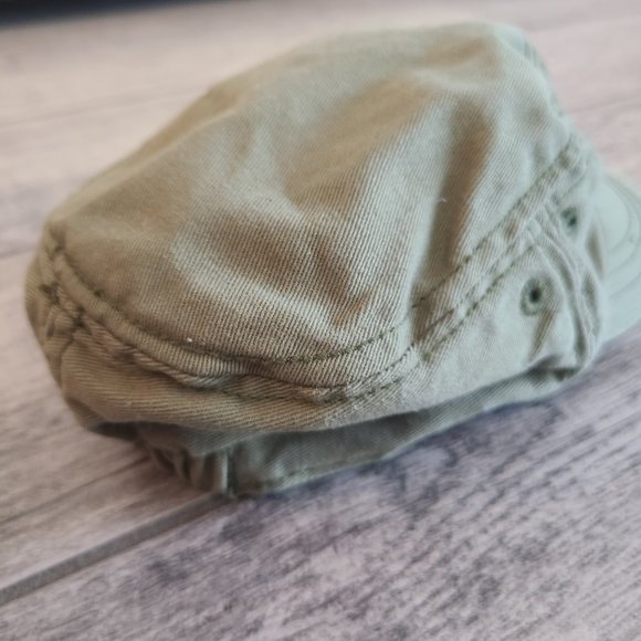 🏷 3/$15 or 5/$20 Old Navy baby boys aviator hat cadet army green 6-12 months - Picture 4 of 9